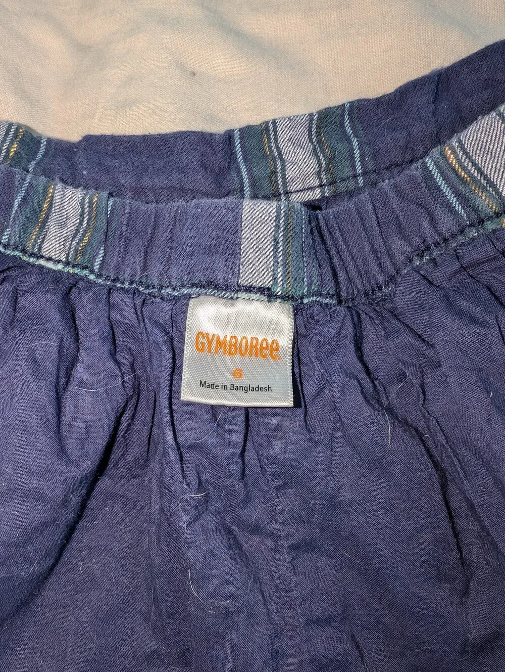 Gymboree Navy Plaid Mini Skirt - Casual Flannel Look - Girls Size 6